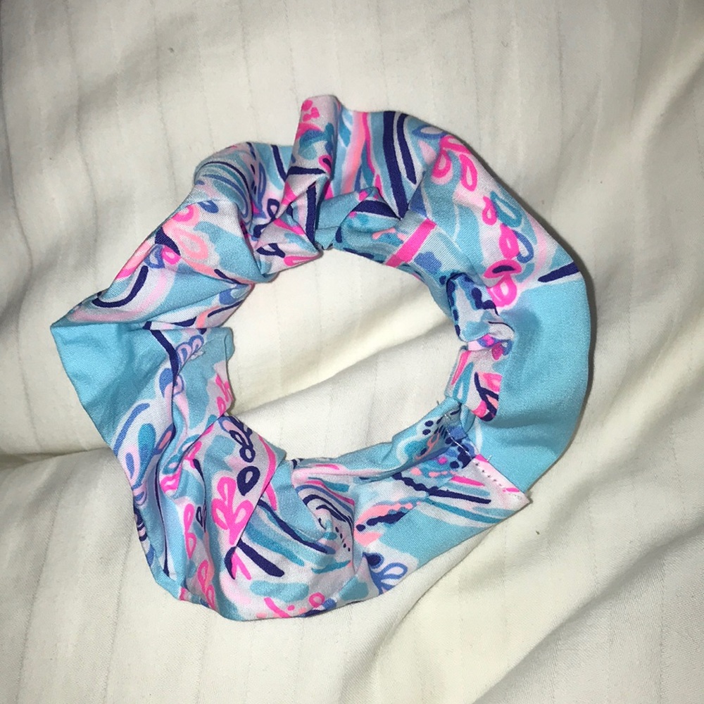 Lilly Pulitzer handmade hair scrunchie